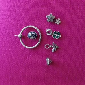 925 silver Charm holder
